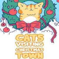 Cats Visiting Christmas Town' twitch picture