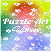 Puzzle Art: Horses' twitch picture